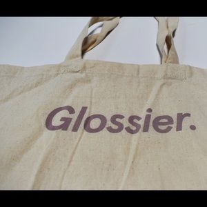 Glossier LA tote bag